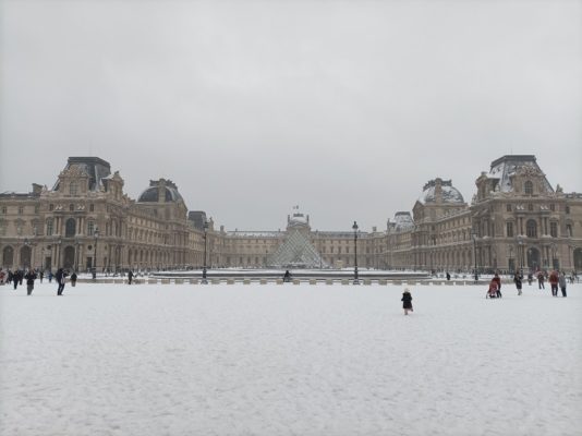 Paris sous la neige, le mercredi 7 janvier 2026